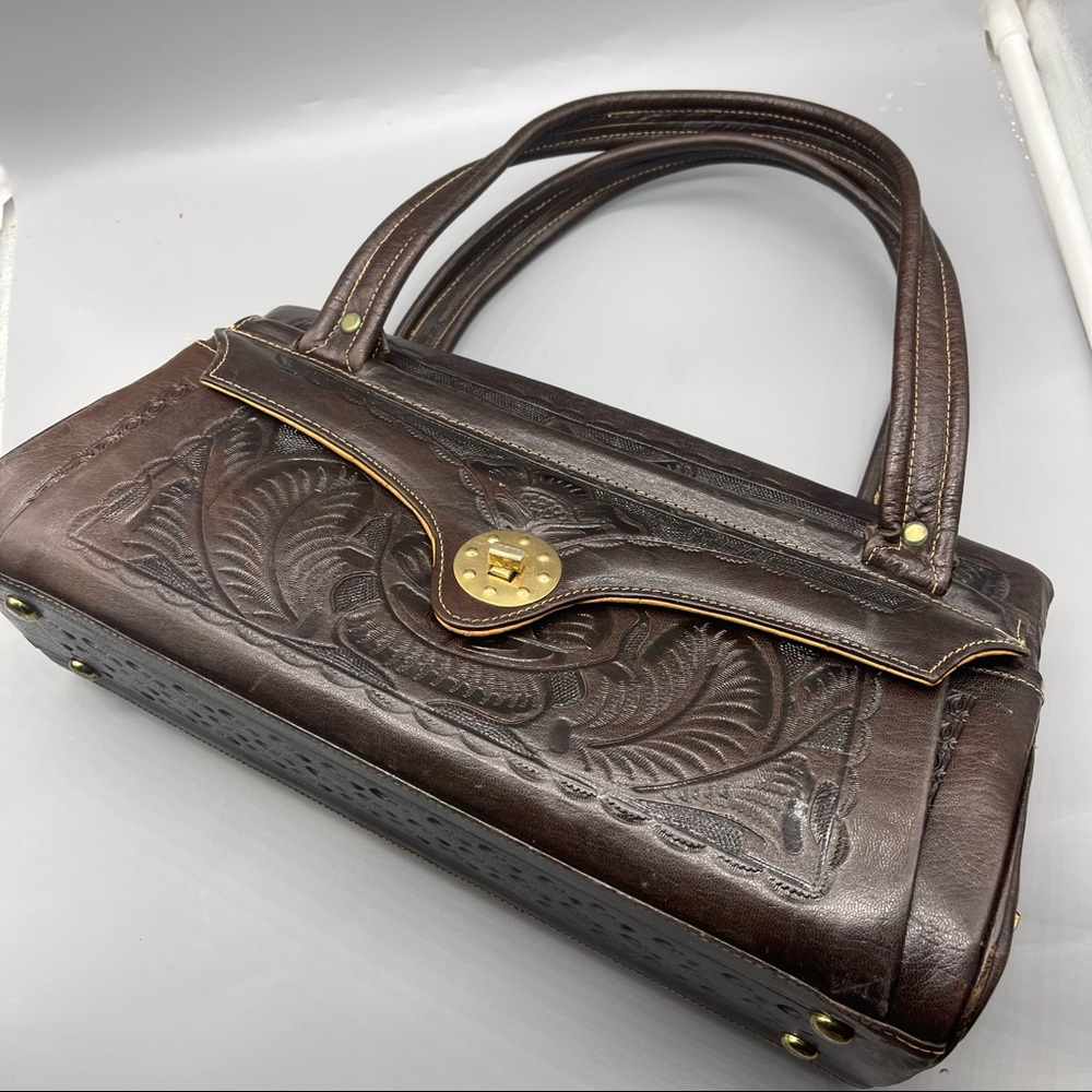 Vintage leather Flores bag